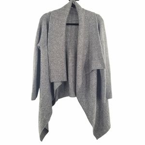 J. Jill open front draped cardigan gray size Mediu
